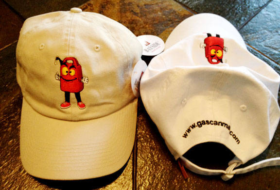 hat gas can man hat